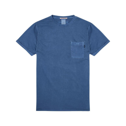 Scotch & Soda T-Shirt mit Brusttasche - indigo blau - Größe S