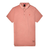 Scotch & Soda Jersey-Poloshirt - rosa - Größe M
