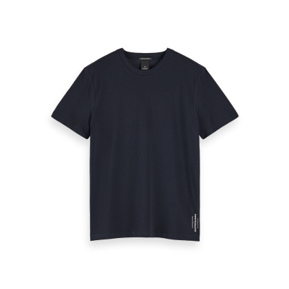 Scotch & Soda T-Shirt aus Baumwoll-Piqué - Night - Größe XL