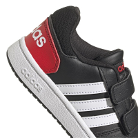 adidas Hoops 2.0 CMF C Sneaker - CBLACK/FTWWHT/VIVRED - Größe 35