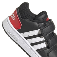 adidas Hoops 2.0 CMF I Sneaker Kinder - CBLACK/FTWWHT/VIVRED - Größe 23-