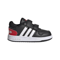 adidas Hoops 2.0 CMF I Sneaker Kinder - CBLACK/FTWWHT/VIVRED - Größe 25-
