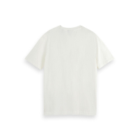 Scotch & Soda Basic T-Shirt - Off White - Größe XL