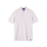 Scotch & Soda Piqué-Poloshirt - Lilac - Größe M