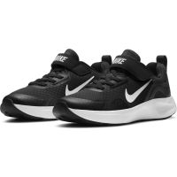 Nike WearAllDay Sneaker Kinder - BLACK/WHITE - Größe 11.5C