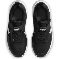 Nike WearAllDay Sneaker Kinder - BLACK/WHITE - Größe 13C