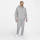 Nike Sportswear Mens Fleece Pullover Hoodie - DK GREY HEATHER/WHITE - Größe L
