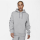 Nike Sportswear Mens Fleece Pullover Hoodie - DK GREY HEATHER/WHITE - Größe XL
