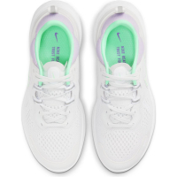 Nike React Miler 2 Laufschuhe Damen - PLATINUM TINT/GREEN GLOW-WHITE - Größe 8,5