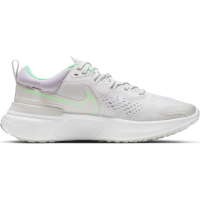 Nike React Miler 2 Laufschuhe Damen - PLATINUM TINT/GREEN GLOW-WHITE - Größe 10