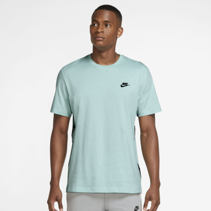 Nike Sportswear Mens Top - LIGHT DEW/BLACK - Größe S