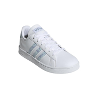 adidas Grand Court K Sneaker Kinder - FTWWHT/FTWWHT/VISMET - Größe 4