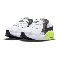 Nike Air Max Excee Sneaker Kinder - WHITE/BLACK-IRON GREY-VOLT - Größe 6C