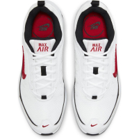 Nike Air Max AP Sneaker Herren - WHITE/UNIVERSITY RED-BLACK - Größe 12
