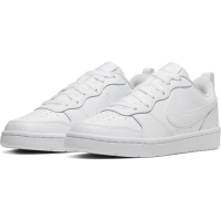 Nike Court Borough Low II Sneaker Kinder - WHITE/WHITE-WHITE - Größe 3.5Y