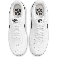 Nike Court Vision Low Next Nature Sneaker Herren - WHITE/BLACK-WHITE - Größe 8.5