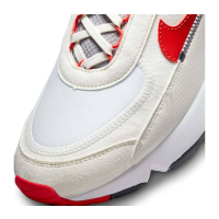 Nike Air Max 2090 Sneaker Herren - SUMMIT WHITE/CHILE RED-CEMENT GREY - Größe 8