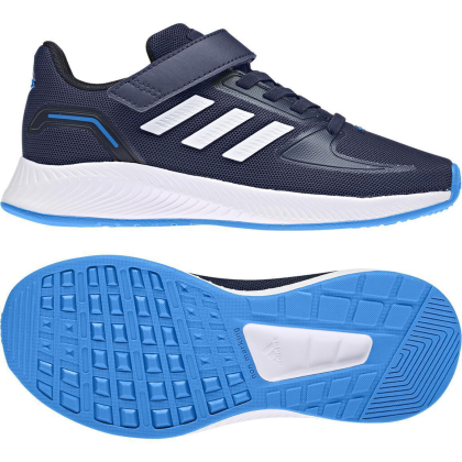 adidas Runfalcon 2.0 EL K Sneaker Kinder - DKBLUE/FTWWHT/BLURUS - Gr&ouml;&szlig;e 33
