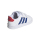 adidas Grand Court CF I Sneaker Kinder - FTWWHT/ROYBLU/VIVRED - Größe 25
