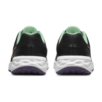 Nike Revolution VI Runningschuhe Kinder - BLACK/MTLC RED BRONZE-MINT FOAM - Größe 5Y