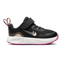 Nike WearAllDay SE (TD) Sneaker Kinder - OFF NOIR/MTLC PEWTER-BLACK-SUMMIT W - Größe 6C