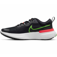 Nike React Miler 2 Runningschuhe Herren - BLACK/GREEN STRIKE-SIREN RED-WHITE - Größe 9