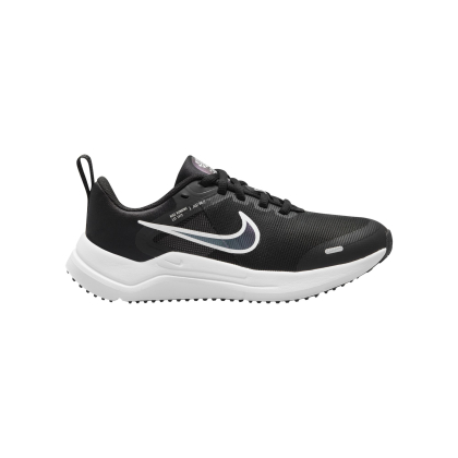 Nike Downshifter XII Sneaker Kinder - BLACK/WHITE-DK SMOKE GREY - Größe 7Y