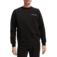Scotch & Soda Unisex-Sweatshirt - Black - Größe M