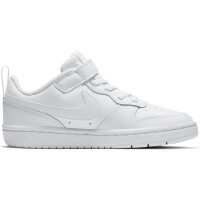 Nike Court Borough Low II Sneaker Kinder - WHITE/WHITE-WHITE - Größe 3Y