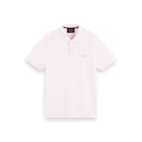 Scotch & Soda Piqué-Poloshirt - Pink Icon - Größe XXL