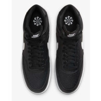 Nike Court Vision Mid Next Nature Sneaker Herren - BLACK/WHITE-BLACK - Größe 11.5