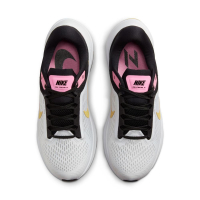 Nike Air Zoom Structure 24 Runningschuhe Damen - WHITE/WHEAT GOLD-BLACK-PINK SP 106 - Größe 8,5