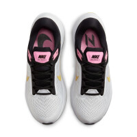 Nike Air Zoom Structure 24 Runningschuhe Damen - WHITE/WHEAT GOLD-BLACK-PINK SP 106 - Größe 10