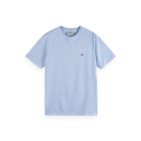 Scotch & Soda T-Shirt mit Logo-Detail  - Sea Blue - Größe L