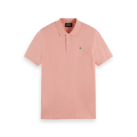 Scotch & Soda Classic Piqué-Poloshirt - Flamingo - Größe L