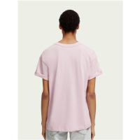 Scotch & Soda Unisex T-Shirt  - Stone Pink - Größe L